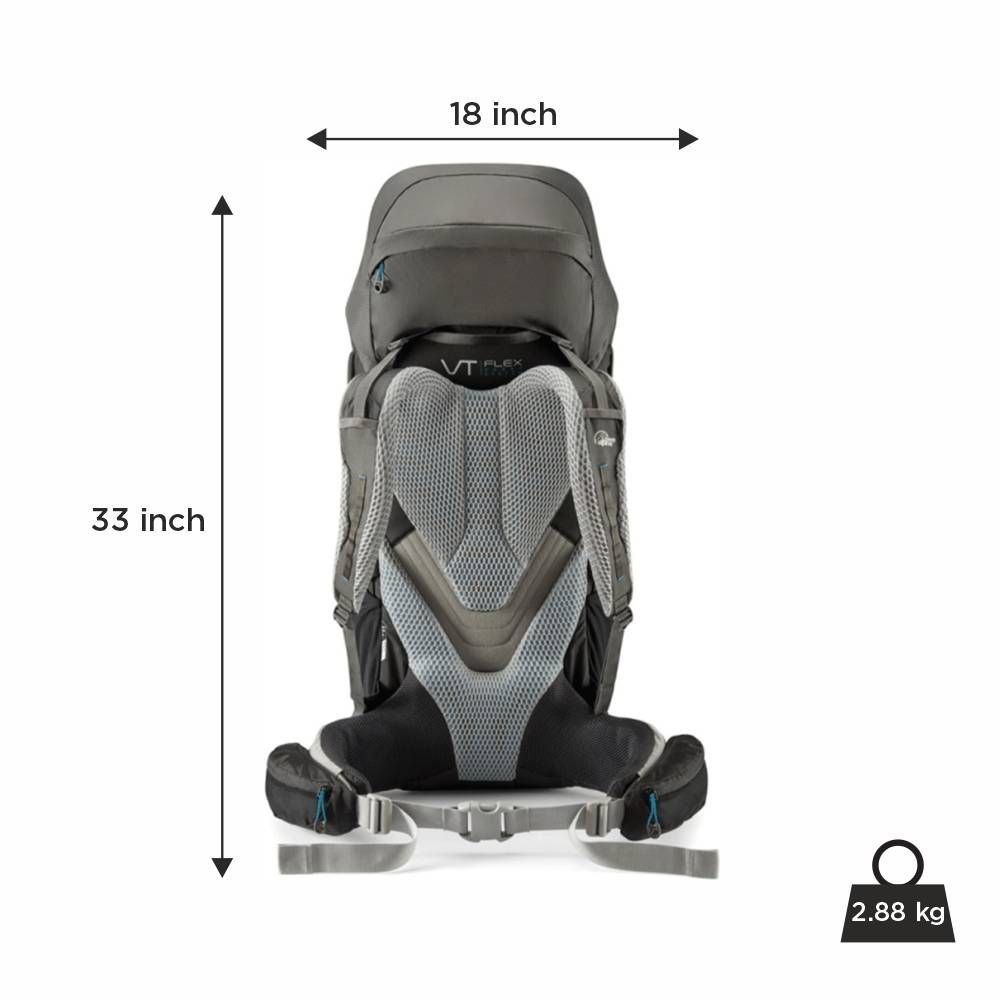 Lowe Alpine Cerro Torre 65 85 Ltr Rucksack Black Greyhound