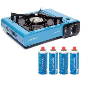 Campingaz Camp Bistro 2 Stove with CP250 Gas Cartridge Pack of 4