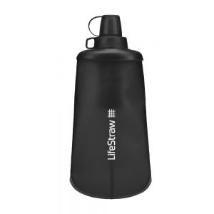 LifeStraw Peak Series Squeeze Bottle with Filter - Dark Gray