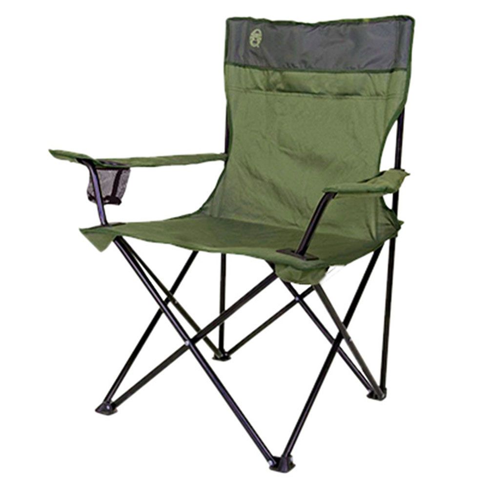 green folding camping chairs